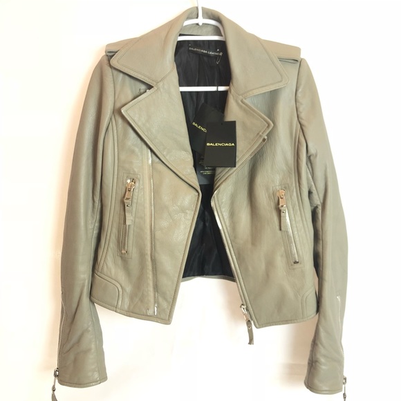 Balenciaga Leather Jacket. NWT - Picture 2 of 11